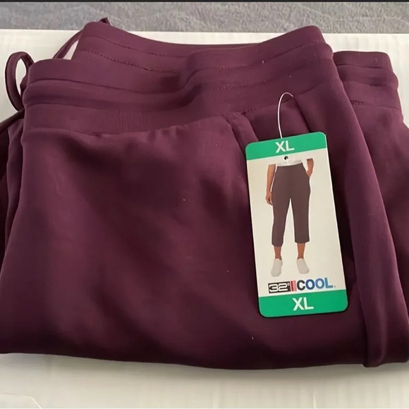 NWT 32 Degrees Ladies' Pull On Knit Capri Small Medium XL - Picture 5 of 6